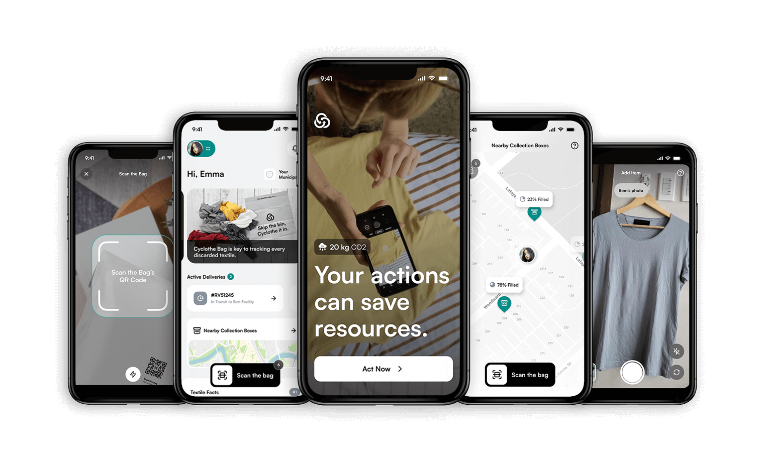 Cyclothe mobile view